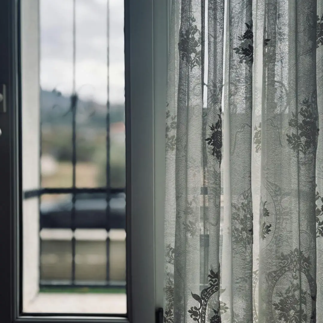 Sheer Linen Window Drapes